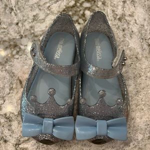 Mini Melissa princess shoes size 8